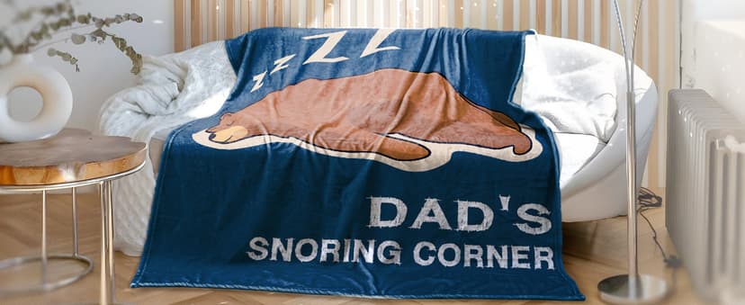 Birthday Gifts for Dad, Funny Dad Gifts from Daughter Son, Gift for Dads Birthday, Dads Gift for Birthdays Christmas Fathers Day Ideas, Father Birthdays Present Fleece Blanket 60"×50"