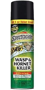 Spectracide Wasp, Hornet & Yellowjacket Trap, Hanging Wasp & Hornet Trap with a Quick-Drown Formula That Submerges & Kills Insects, 1 Count