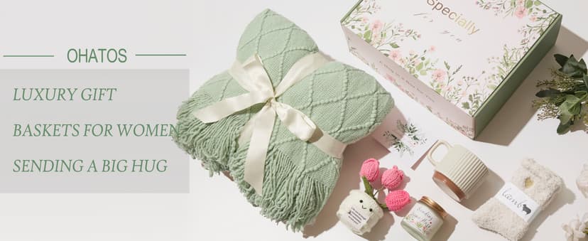 Self Care Gifts for Women, Get Well Gifts, Birthday Gift for Women Care Package, Sympathy Basket Inspirational Baskets, Thinking of You Gift Ideas for Mom Mother Wife Her Sister Friend