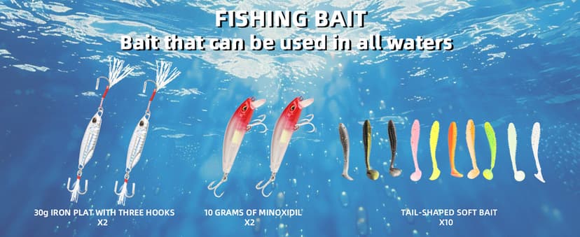 Collapsible Fishing Rod and Reel Combo, BalanZze Telescopic Fishing Rod with Spinning Reel, Portable Collapsible Fishing Pole Kit for Saltwater and Freshwater – Ideal Fishing Gift