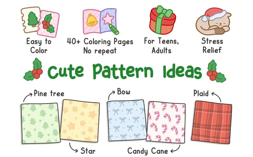 Cozy Christmas: Coloring Book for Adults and Kids (Cozy Spaces Coloring)