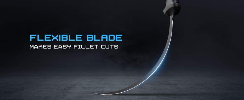 Fillet Knife Kit Combo, Fishing Knives and Honing Rod, Ultra-Sharp G4116 German Stainless Steel, Non-Slip Handle, Durable Storage Bag, Fishing Gifts for Men