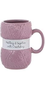 Boxer Gifts Knitting Gift Mug For Knitters – Knit Happens – Yarn Design - Gag Funny Gift For Her