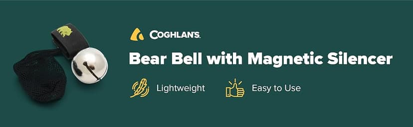 Coghlan's Magnetic Bear Bell with Silencer - Hiking Safety Gear for Wildlife Alert B000E3FNAA