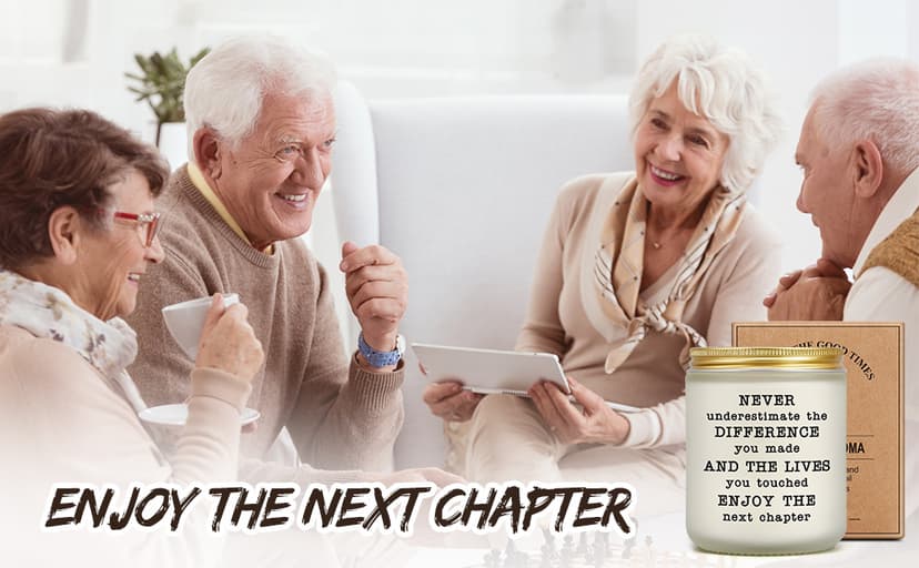 Goodbye Gifts for Coworkers, Retirement Gifts for Women, Going Away Farewell Moving Away Gift for Friends Teachers, Inspirational Gift, Lavender Candle