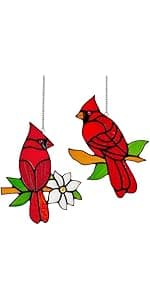 Handmade Copper Foil Art,Birthday Anniversary Gift For Mom Grandma Wife Mother In Law,Bird Lovers Sun Catcher Decor,6 Inch 2 Pcs Hummingbird Stained Glass Window Hanging Suncatchers,Gifts for Women B0FBM1D77B