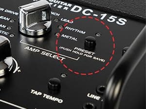 JOYO 15W Portable Guitar Amp Combo | 9 Preamp Models + Looper, Drum Machine, Modulation, Delay & Reverb | Rechargeable Battery | Digital Modeling | for Practice, Solo & Small Gigs (DC-15S)