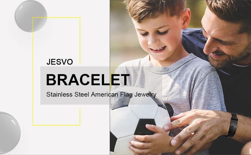 To My Dad/New Dad/Stepdad/Father-in-Law Bracelet, Adjustable Stainless Steel American Flag Bracelet Jewelry, Birthday Valentine Father’s Day Gifts