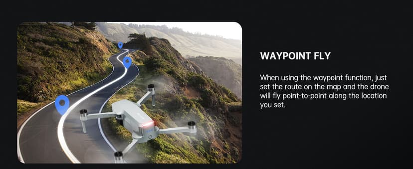 Drones with Camera for Adults 4K, Foldable Beginner Drone with Brushless Motor, Auto Follow, Tap Fly, Circle Fly, One Key Start, Under 249g