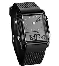 FANMIS Men's Digital 50M Waterproof Electronic Sport Watch Rubber Band Army Military 24H Time LED Light 164FT Water Resistant Calendar Date Day Watches