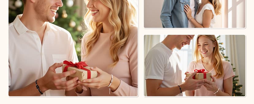 UNGENT THEM Pinky Promise Knot Couples Bracelets Anniversary Christmas Valentines I Love You Gifts for Boyfriend Girlfriend Women Men