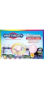 Build 100+ STEM projects with 28 snap-together parts and a full-color project manual SNAP CIRCUITS Jr. SC-100 STEM Electronics Kit, 100+ Projects, Ages 8+ B00008BFZH