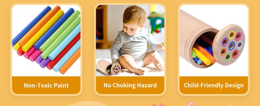 Montessori Toys for 1+ Year Old, Toddler 18 Month Old Toy Color Sorting Preschool Learning Activities, Fine Motor Skills Sensory Toys for Toddlers 1-3, 1 2 3 Year Old Girl Boy Baby Gifts