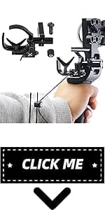 Archery Bow Sight for Compound Bows Target Hunting Single Pin or 5 Pin Bow Sight with 6X 1.75 Scope Lens Long Bar Right Hand for Quicker Sight Acquisition