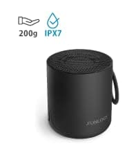 FUNLOGY Speaker - 14W Stereo PC Speakers, USB Powered, Compact Size with 30° Tilt Design, Volume Dial Control, for Desktop, Laptop, Monitor, Gaming Consoles, Black