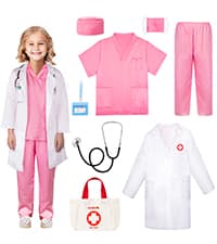 A gift for girls birthday Christmas, Encourages caring role play, builds confidence, stays neatly organized Meland Doctor Kit with Puppy for Girls, Pretend Play Toy Gift for Ages 3–6 B09PD6YWF1