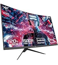 KTC 27 Inch 280Hz 240Hz Gaming Monitor, FHD 1080P PC Computer Monitor, Fast VA Panel, 1ms GTG, FreeSync G-Sync Compatible, HDR Support, 126% sRGB, HDMI and Displayport Inputs, H27E22P