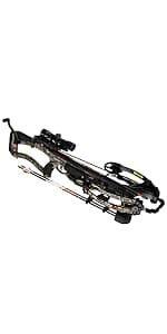 Barnett Whitetail Hunter Crossbow, with 4x32mm Multi-Reticle Scope, 2 Arrows, Lightweight Quiver