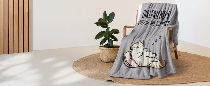 SteadStyle Gifts for Girlfriend from Boyfriend - Gifts for Her Blanket, Girlfriend Christmas Birthday Gift Ideas, Anniversary Wedding Gift for Women, Romantic Valentines Present for Her 60"X 50"