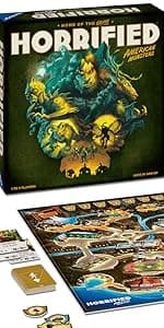 Ravensburger Horrified Games – Dungeons & Dragons – Strategy Board Game – Boost Critical Thinking & Teamwork – Cooperative Gameplay – Unique Monster Challenges – 1 to 5 Players – Adults & Kids 10+