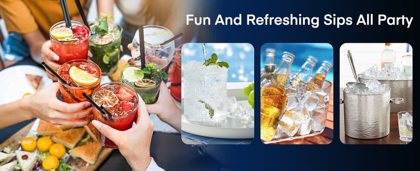 Commercial Ice Maker Machine 500LBS/24H, 350LBS Stainless Steel Storage Bin, 182 Ice Cubes in 10-15min, Self-Cleaning, Air Cooled Ice Machine with LCD Touchscreen for Bar Business Cafe (500 lbs)