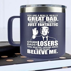 Gifts for Dad from Daughter, Son - Father's Day Gifts for Dad, Men - Dads Birthday Gift Ideas, Happy Birthday gifts for Dads, Fathers - Best Dad Ever Gift, Best dad Mug, 14 Oz Coffee Mug for dad