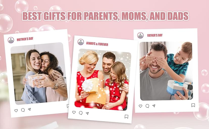 10" Hands Down Best Dad Ever DIY Handprint Kit with Acrylic Paint, Art Craft Family Keepsake Wood Frame Dad Keychain Birthday Father's Day Gift for Daddy, Papa Family Sign with Kids Names HF90-D