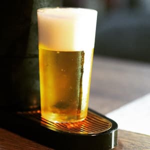 GREEN HOUSE: Draft Pour Beer Dispenser & Ultra Fine Foam Maker - Mini Kegerator for Home. Draft Pour and Ultra Fine Foam covering top makes your regular beer taste delicious and keep longer.