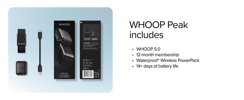 WHOOP 5.0/MG Activity Tracker - 12 Month Membership - Health and Fitness Wearable – 24/7 Activity and Sleep Tracker, Personalized Coaching, Menstrual Cycle Insights – 14+ Days Battery Life