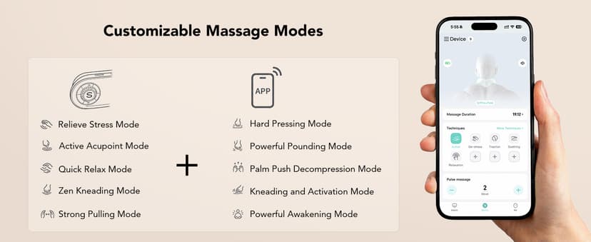 HSA Eligible Heat and Vibration Cordless Travel Massager, Birthday Gifts Foldable Neck Massager for Office Home Car Travel SKG FSA G7 Pro Fold Neck Massager for Strain Relief Deep Tissue B0CR5YHBVC