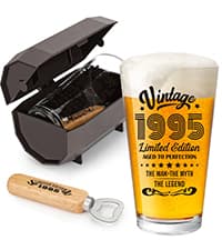 30th Birthday Gifts For Men, Vintage 1996 Beer Glass 30 Year Old Birthday for Him, 30th Birthday Decorations for Man Over 30, Cool 30 Birthday Gift Ideas for Men Turning 30 B0CQQDR3TM