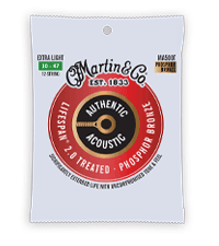 MARTIN Authentic Acoustic Guitar Strings - Lifespan 2.0 Treated