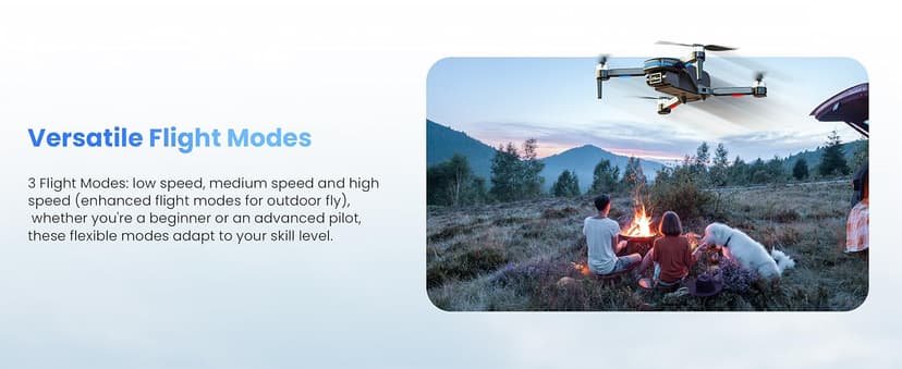 Drone with Camera 4K for Kids Adults, Brushless Motor Mini Foldable RC Drones with Propeller Guards for Beginners, One Key Take Off/Land, Voice Control, Anti-Lost Alarm, Gift Toys for Men Boys