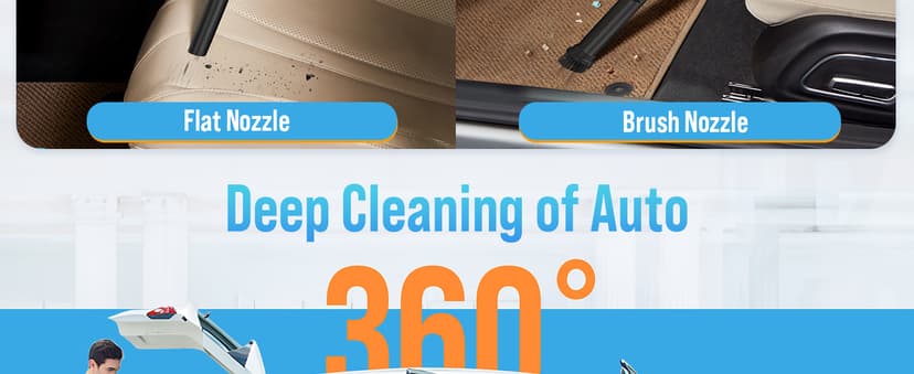 Milunho Powerful Handheld Vacuum Cordless, 9500PA Rechargeable Car Vacuum Portable Cordless, Lightweight & Portable Mini Handheld Vacuum Cleaner with Large-Capacity Battery for Car/Home/Pet