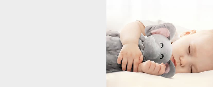 Pro Goleem Elephant Security Blanket, Soft Lovey Unisex Lovie Baby Gifts for Boys and Girls Snuggle Toy Stuffed Animal Newborn Essentials and Items Grey 16 Inch