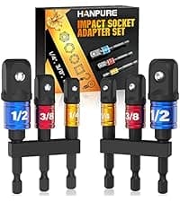 Super Universal Socket Tools Gifts for Men - Christmas Stocking Stuffers for Men Grip Socket Set with Power Drill Adapter Cool Stuff Ideas Gadgets for Him Birthday Gifts for Dad Women Husband (7-19mm)