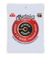 MARTIN Authentic Acoustic Guitar Strings - Lifespan 2.0 Treated