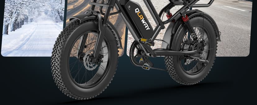 Fat Tire Electric Dirt Bike 750w for Adults 20" Full Suspension Electric Motorcycle Ebikes 48V 18AH Removable Battery,31MPH Top Speed,LED Headlights, Turn Signals,40-70 Miles Range