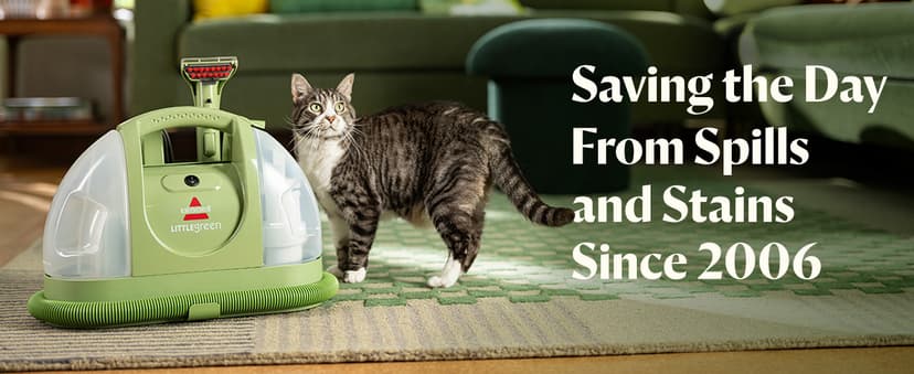 BISSELL Little Green Multi-Purpose Portable Carpet and Upholstery Cleaner, Car and Auto Detailer, with Exclusive Specialty Tools, Green, 1400B