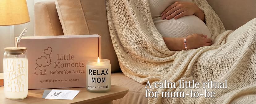 Self Care Items, Pregnant Wife, Mom to Be, First Mother's Day or 2nd Trimester Pregnancy Care Package Gift Set for First Time Mom B0FYGQWGRX