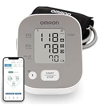 OMRON Silver Blood Pressure Monitor for Home Use & Upper Arm Blood Pressure Cuff - #1 Doctor & Pharmacist Recommended Brand - Clinically Validated - Connect App