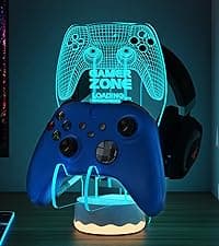 PCB Pattern Acrylic Headset Stand with 1 USB and 1 Type-C Charging Ports, Gifts for Men Boy Father Dad and DJ Music Lovers CoolGift Mart Light Up Headphone Stand, Gifts for Gamers B0DGKV973D