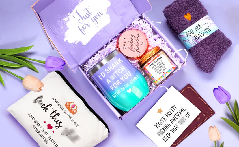 Birthday Gifts for Women Best Friend, Friendship Gift for Her, BFF Gifts for Friend Sister Bestie, Cool Gift Box for Women Female Friends Mothers Day Christmas Birthday B0CY5GJK2P