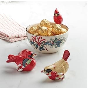 Lenox 847254 Winter Greetings 5" Bowl, Christmas & Holiday Hosting