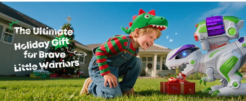 Programmable, Walking, Roaring, LED Eyes and Shooting, Interactive Gifts for Boys & Girls Age 3 4 5 6 7 8 Ruko 8809 Dinosaur Toys for Kids, Large Rechargeable RC T-Rex, Green B0FLD5QB87