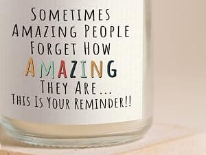 Christmas/Thank You/Inspirational Gift for Woman Her Friend Teacher Mom Girlfriend Sister Bestie, Stocking Stuffers, Lavender Craftique Gifts for Women, Birthday Gifts for Women- You're Amazing Candle B0DYMW78WD