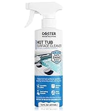 Bio Ouster 3in1 Weekly Hot Tub Cleaner, Conditioner, Clarifier - Hot Tub Chemicals for Standard & Inflatable Spas - Spa Chemicals for Crystal Clear & Sparkling Clean Water - Made in USA (4 Week Kit)