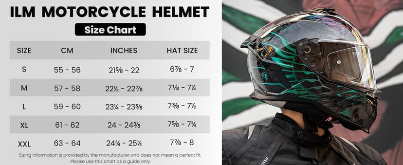 ILM Motorcycle Helmets DOT ECE Dual Visor Street Racing Helmet Full Face Powersports Cascos for Men Women Model MF567(Cobra Camaleon Purple, L)