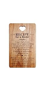 Friend Kitchen Gift Bamboo Cutting Board Decorative Unique Birthday Present Xmas Charcuterie Boards for Friends Christmas Wooden Cheese Board Thanksgiving Friendship Gifts Chopping Board