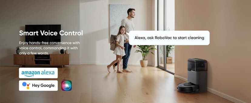 eufy Omni C20 Robot Vacuum and Mop Combo, All-in-One Station, Auto Mop Washing and Auto Drying for Hands-Free Cleaning, 7000 Pa Powerful Suction, Self Emptying, 3.35-Inch